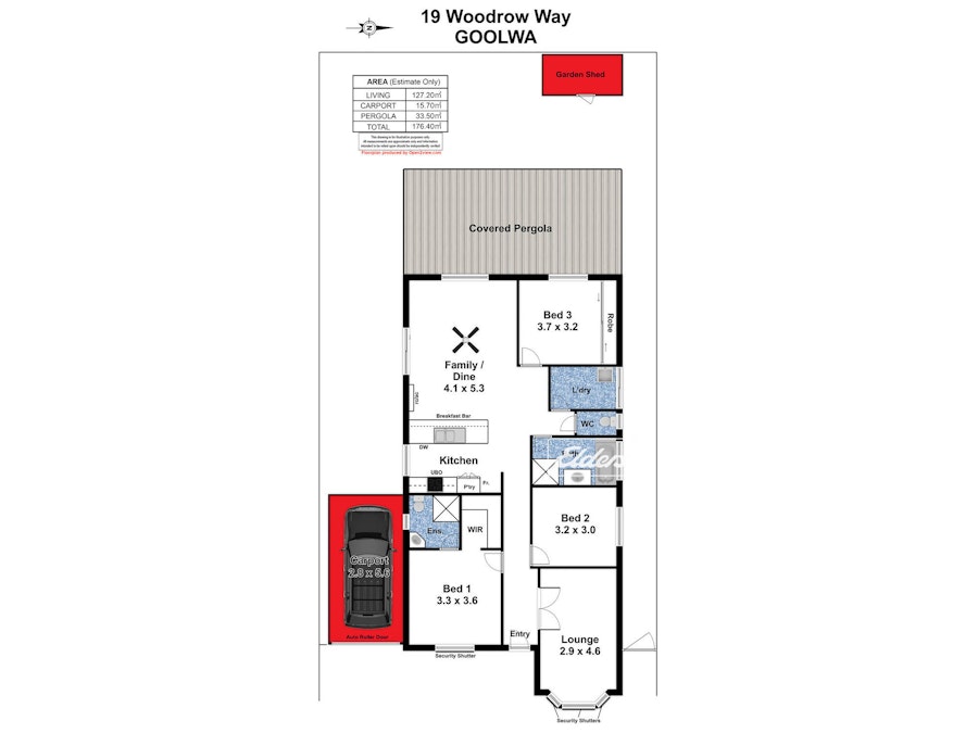 19 Woodrow Way, Goolwa, SA, 5214 - Floorplan 1