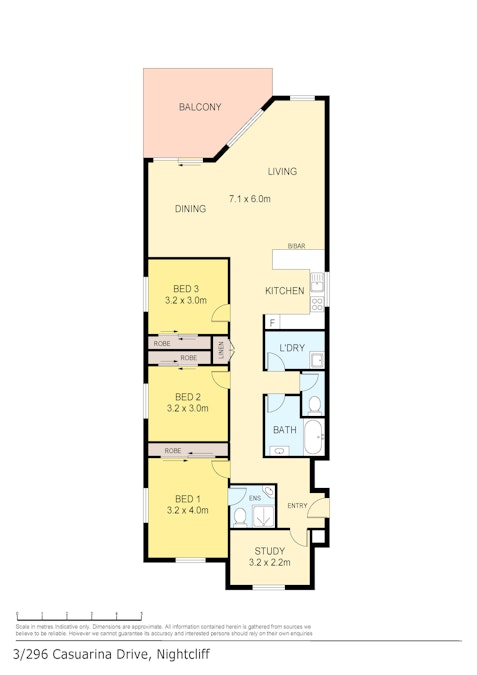 3/296 Casuarina Drive, Rapid Creek, NT, 0810 - Floorplan 1