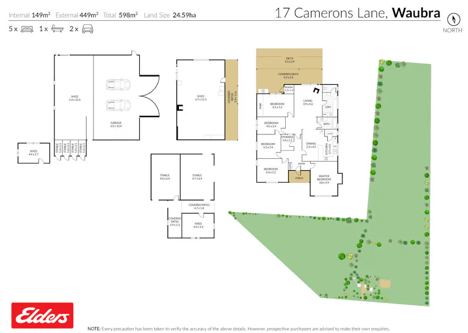 17 Camerons Lane, Waubra, VIC, 3352 - Floorplan 1