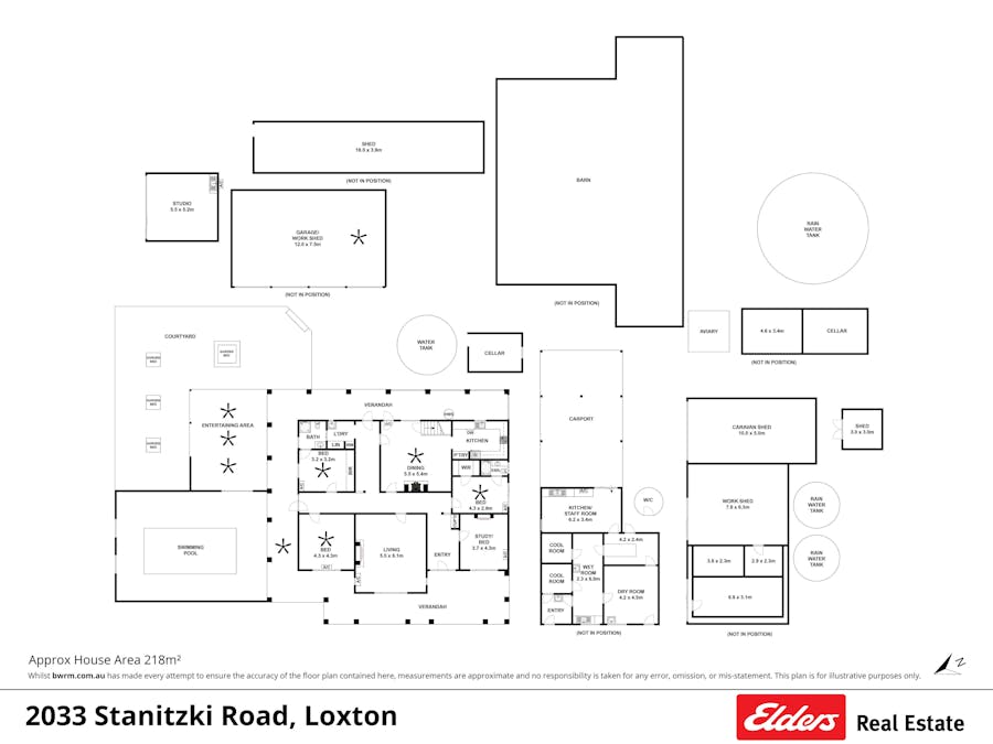 2033 Stanitzki Road, Loxton, SA, 5333 - Floorplan 1