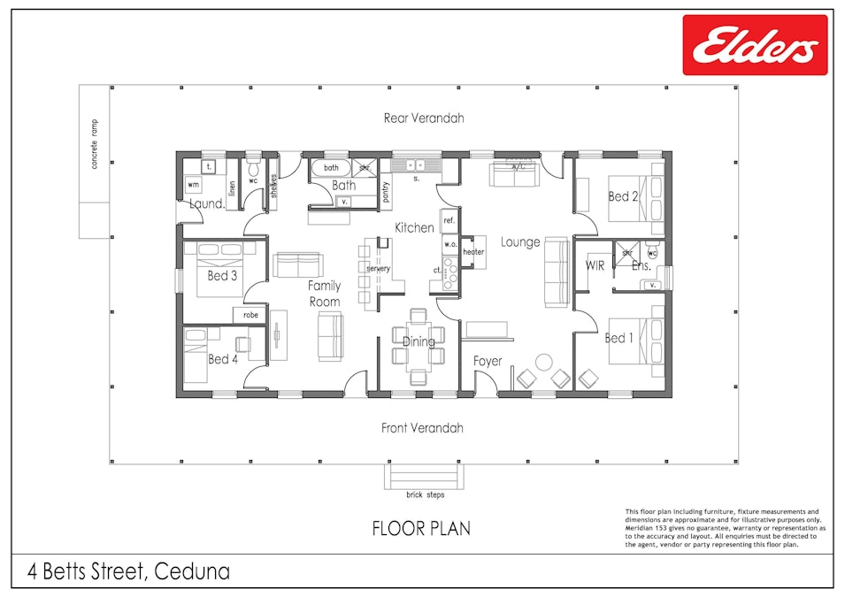 4 Betts Street, Ceduna, SA, 5690 - Floorplan 1