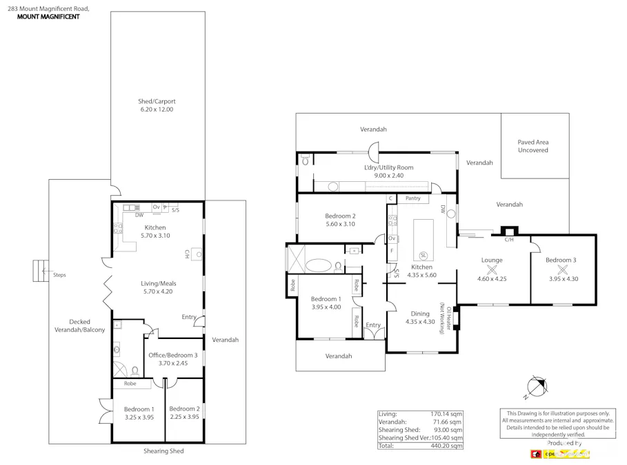 283 Mount Magnificent Road, Mount Magnificent, SA, 5210 - Floorplan 1
