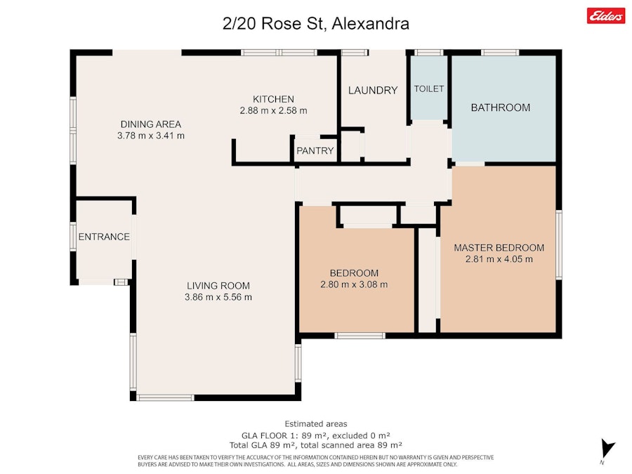 2/20 Rose Street, Alexandra, VIC, 3714 - Floorplan 1