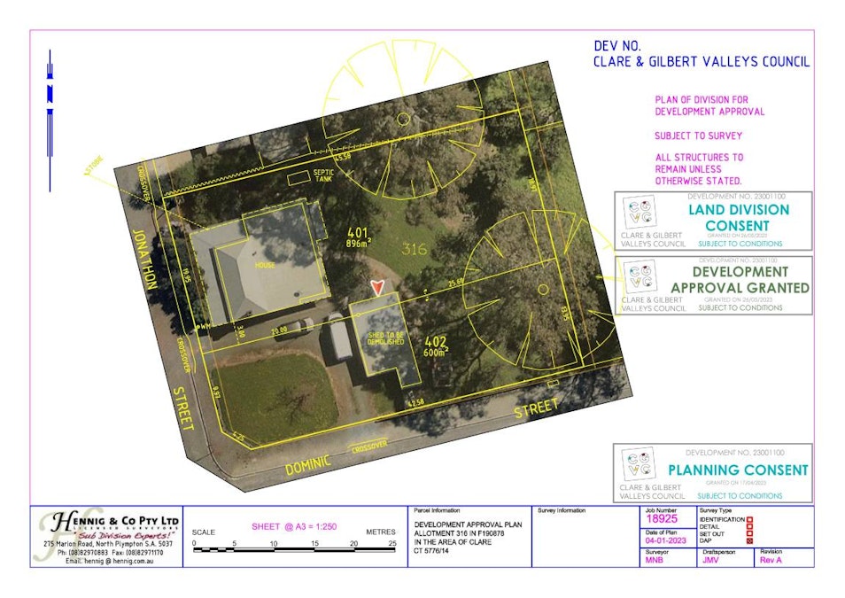 Lot 402/6 Dominic Street, Clare, SA, 5453 - Floorplan 1