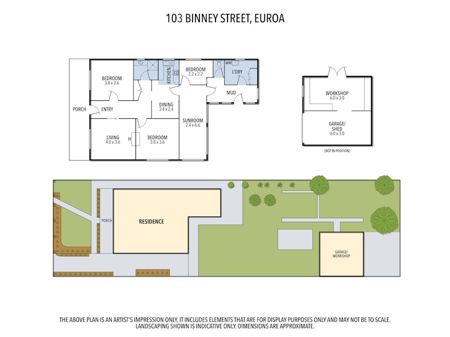 103 Binney Street, Euroa, VIC, 3666 - Floorplan 1