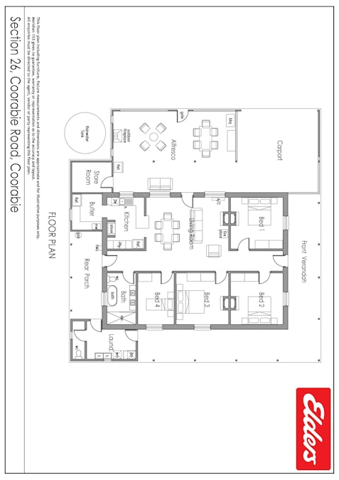 Sec 26 Corrabie Road, Coorabie, SA, 5690 - Floorplan 1