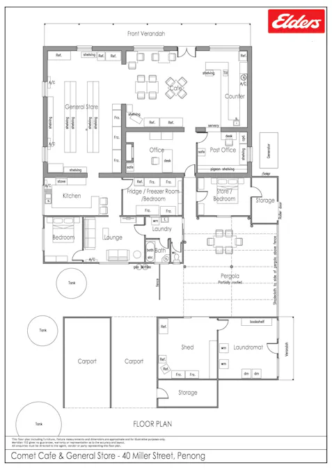 40 Miller Street, Penong, SA, 5690 - Floorplan 1