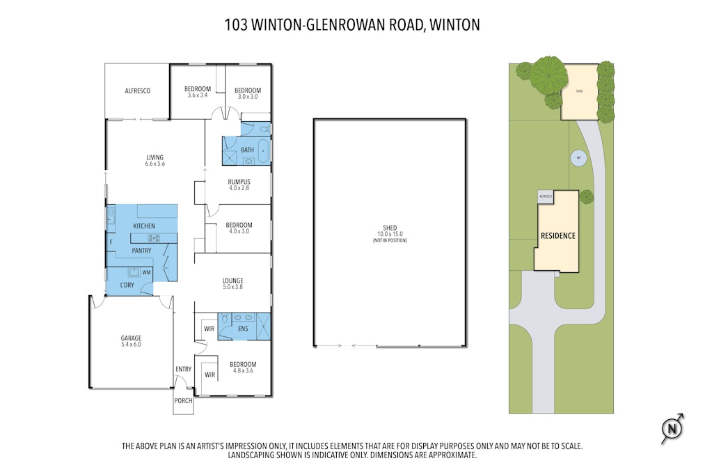 103 Winton Glenrowan Road, Winton, VIC, 3673 - Floorplan 1