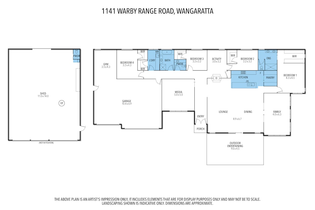 1141 Warby Range Road, Wangaratta South, VIC, 3678 - Floorplan 2