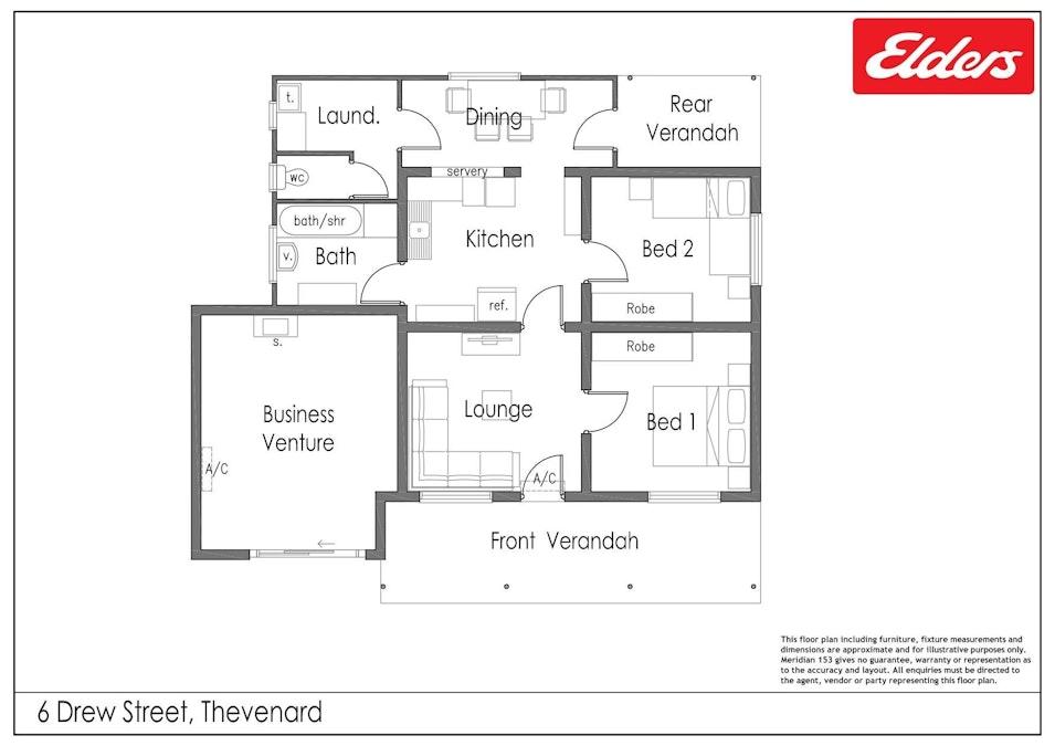 6  Drew Street, Thevenard, SA, 5690 - Floorplan 1