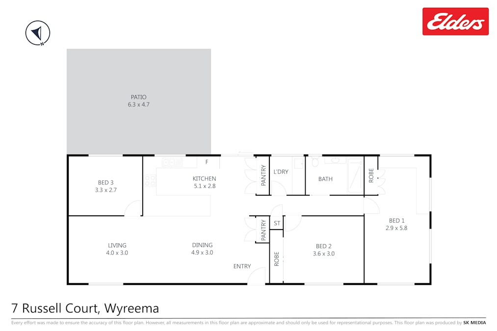 7 Russell Court, Wyreema, QLD, 4352 - Floorplan 1