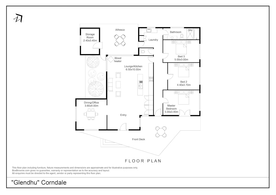 105 Glendhu Road, Casterton, VIC, 3311 - Floorplan 1