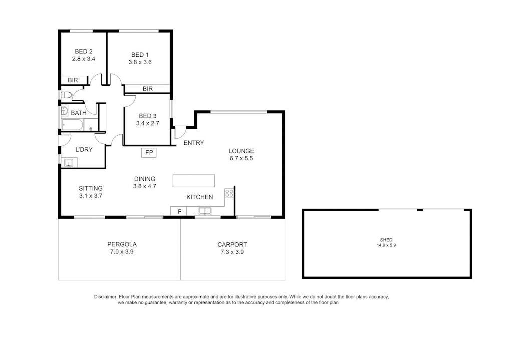 33-35 Hay Terrace, Kongorong, SA, 5291 - Floorplan 1