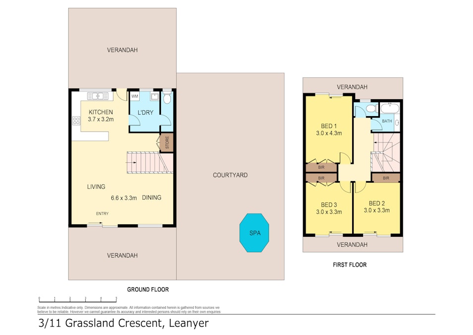 3/11 Grassland Crescent, Leanyer, NT, 0812 - Floorplan 1