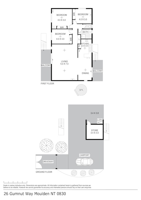 26 Gumnut Way, Moulden, NT, 0830 - Floorplan 1