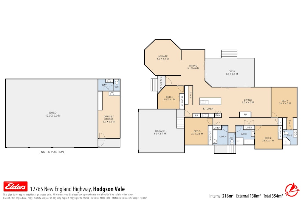 12765 New England Highway, Hodgson Vale, QLD, 4352 - Floorplan 1