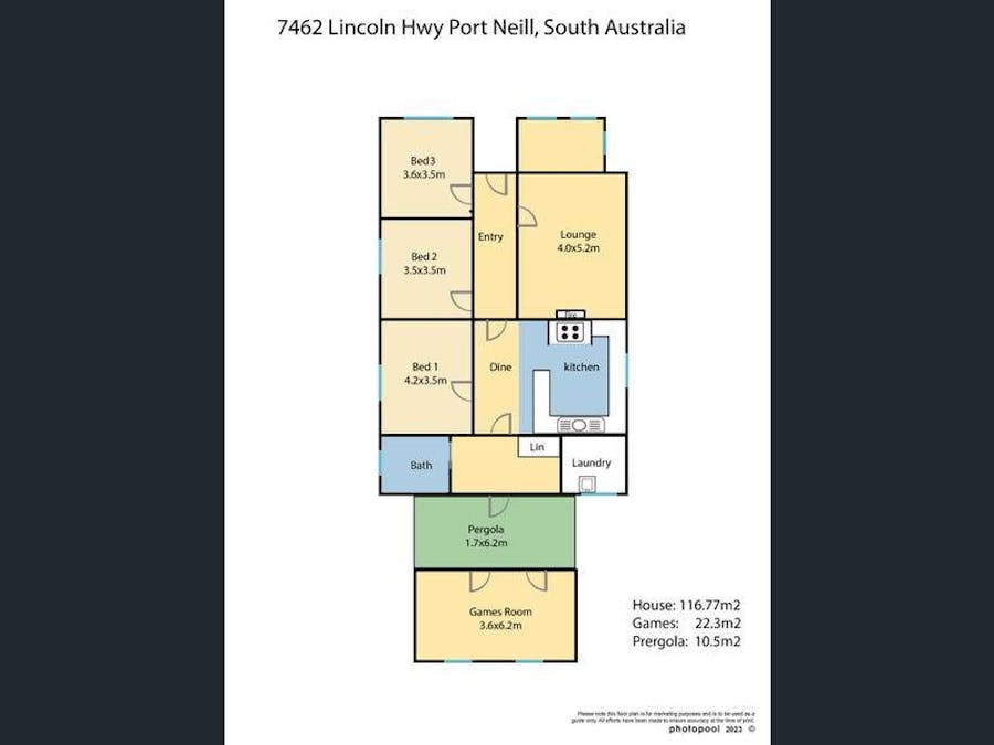 7462 Lincoln Highway, Port Neill, SA, 5604 - Floorplan 1