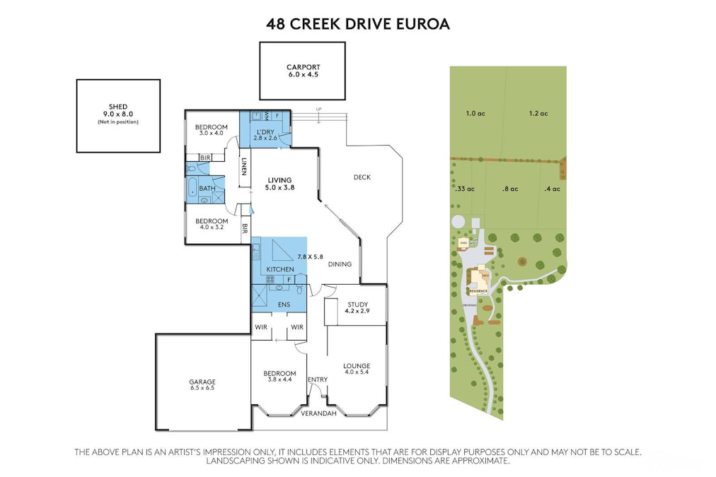 48 Creek Drive, Euroa, VIC, 3666 - Floorplan 1