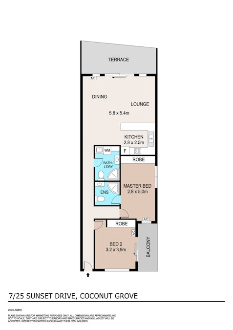 7/25 Sunset Drive, Coconut Grove, NT, 0810 - Floorplan 1