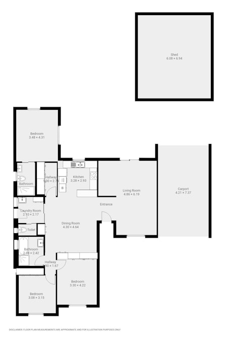 6 Duffield Place, Mount Gambier, SA, 5290 - Floorplan 1