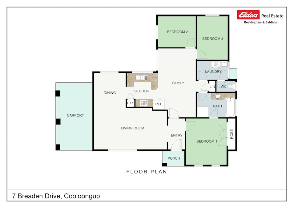 7 Breaden Drive, Cooloongup, WA, 6168 - Floorplan 1