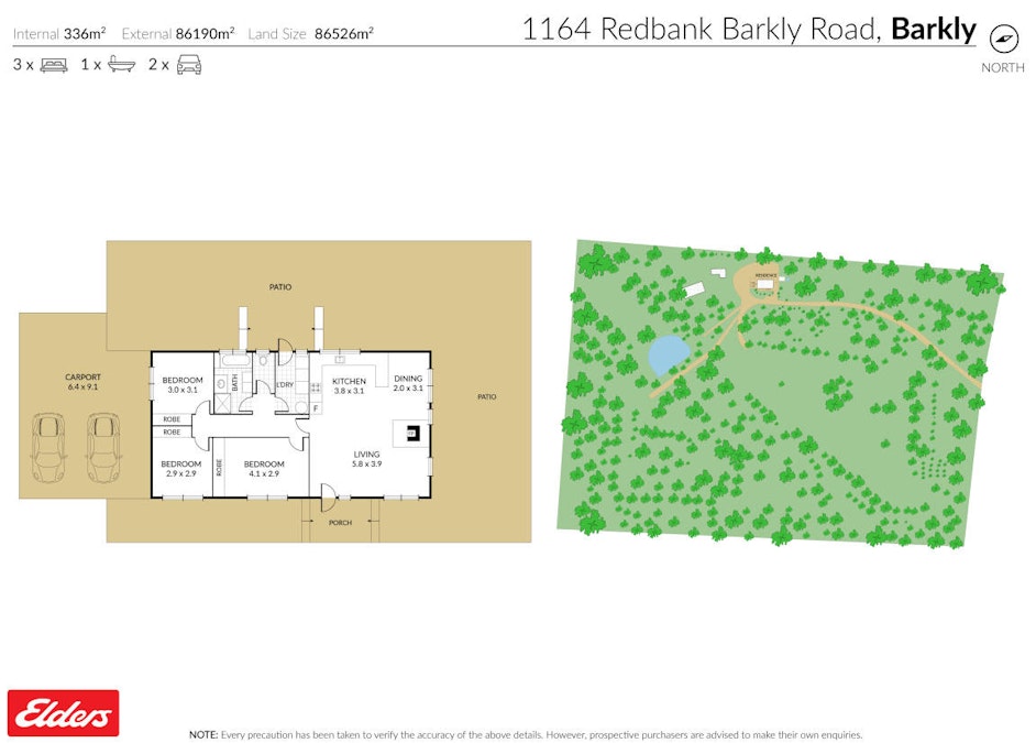1164 Redbank-Barkly Road, Barkly, VIC, 3384 - Floorplan 1