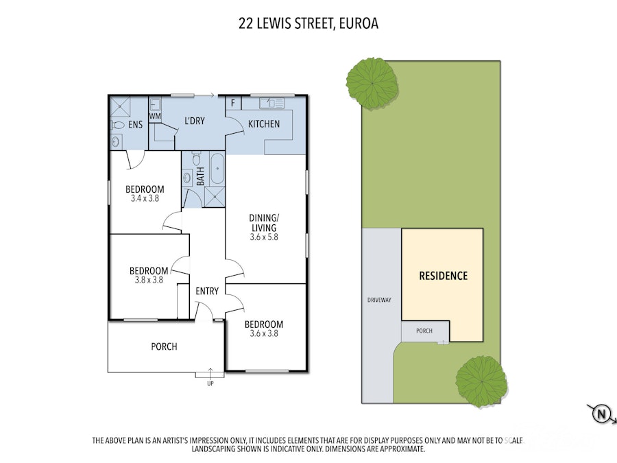 22 Lewis Street, Euroa, VIC, 3666 - Floorplan 1