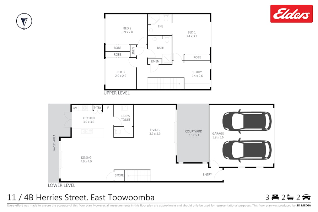 11/4B Herries Street, East Toowoomba, QLD, 4350 - Floorplan 1