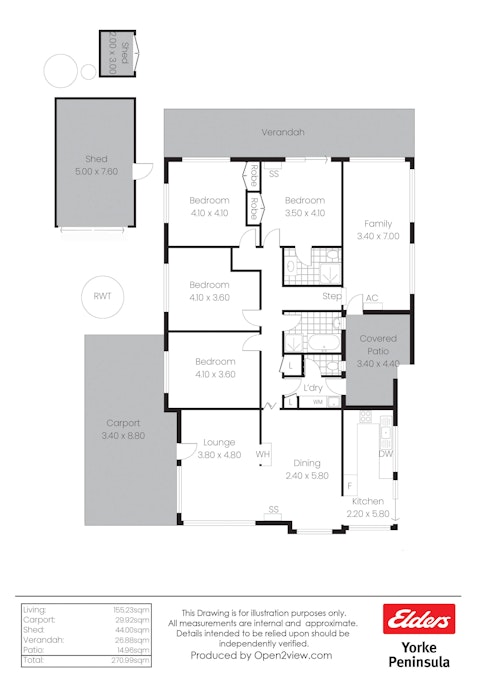 4 Second Street, Orroroo, SA, 5431 - Floorplan 1