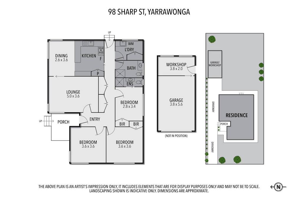 98 Sharp Street, Yarrawonga, VIC, 3730 - Floorplan 1