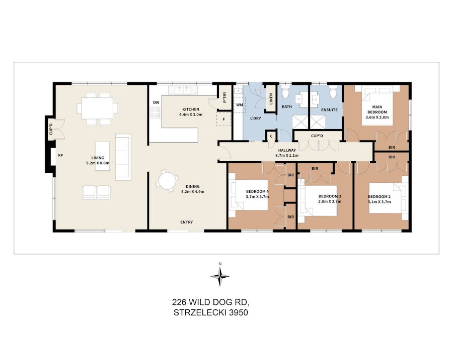 226 Wild Dog Road, Strzelecki, VIC, 3950 - Floorplan 1