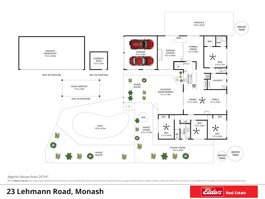 23 Lehmann Road, Monash, SA, 5342 - Floorplan 1