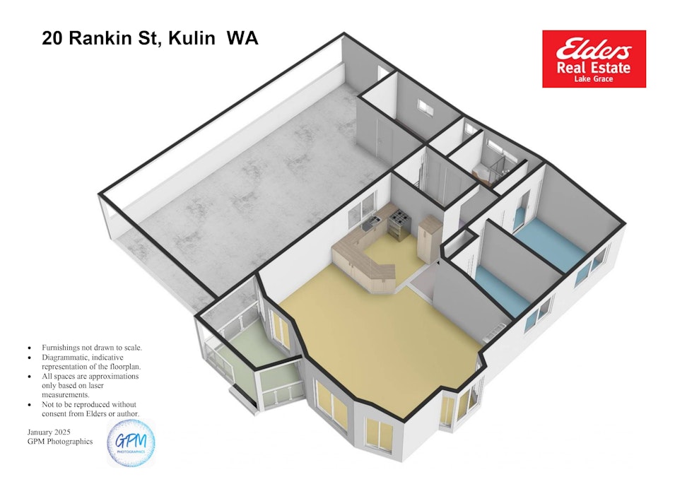 20 Rankin Street, Kulin, WA, 6365 - Floorplan 2