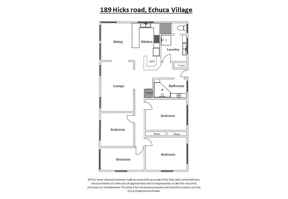 189 Hicks Road, Echuca Village, VIC, 3564 - Floorplan 1