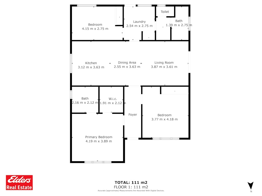 7 Airport Road, Cleve, SA, 5640 - Floorplan 1