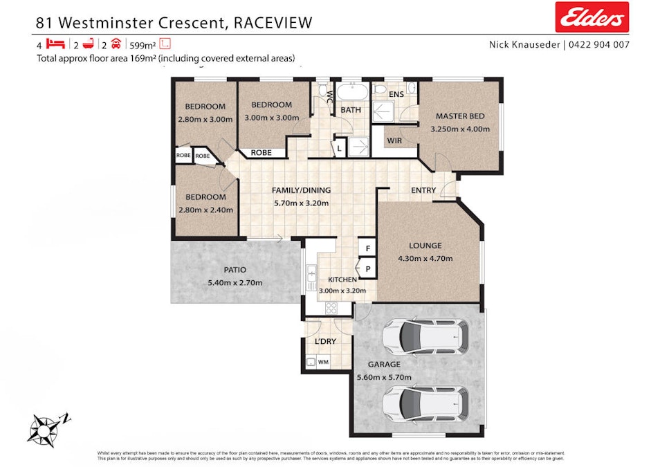 81 Westminster Crescent, Raceview, QLD, 4305 - Floorplan 1