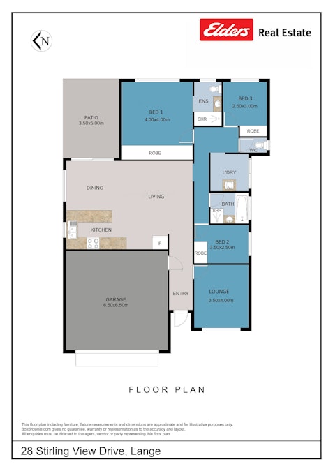 28 Stirling View Drive, Lange, WA, 6330 - Floorplan 1