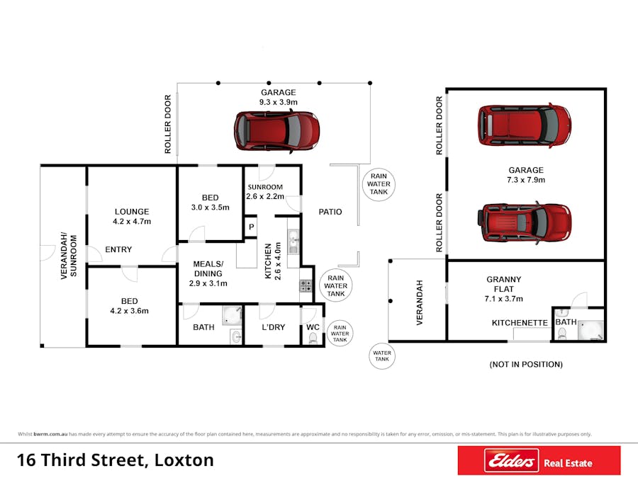 16 Third Street, Loxton, SA, 5333 - Floorplan 1
