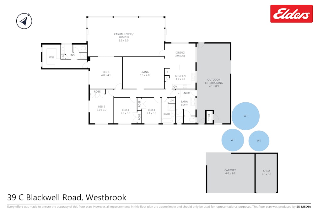 39 C Blackwell Road, Westbrook, QLD, 4350 - Floorplan 1