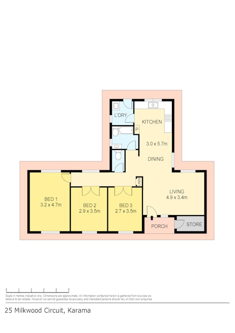 25 Milkwood Circuit, Karama, NT, 0812 - Floorplan 1