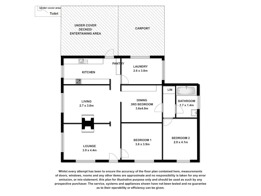 72 Kangaroo Flat Road, Kalangadoo, SA, 5278 - Floorplan 1