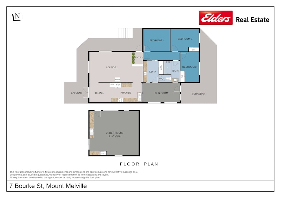 7 Bourke Street, Mount Melville, WA, 6330 - Floorplan 1