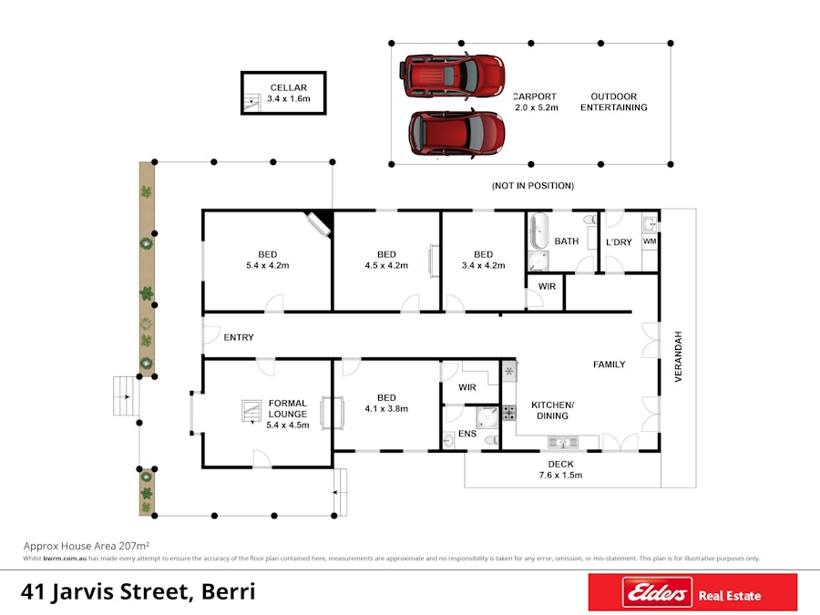 41 Jarvis Street, Berri, SA, 5343 - Floorplan 1