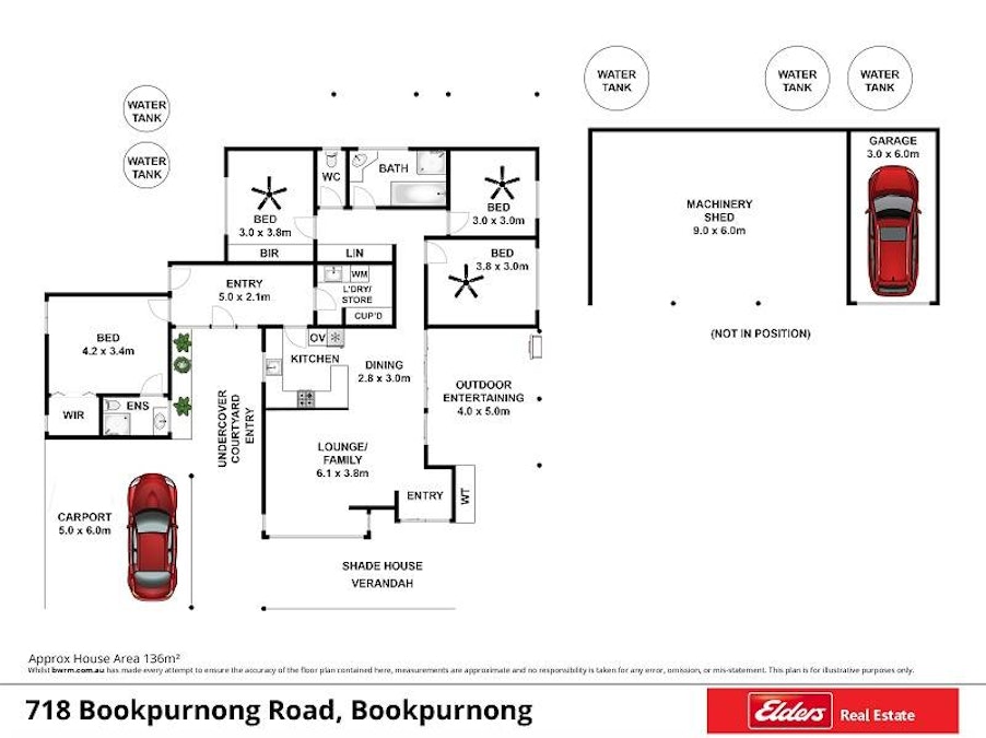 718 Bookpurnong Road, Loxton, SA, 5333 - Floorplan 1