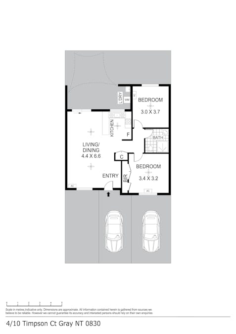 4/10 Timpson Court, Gray, NT, 0830 - Floorplan 1