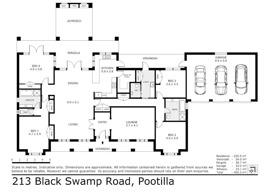 213 Black Swamp Road, Pootilla, VIC, 3352 - Floorplan 1