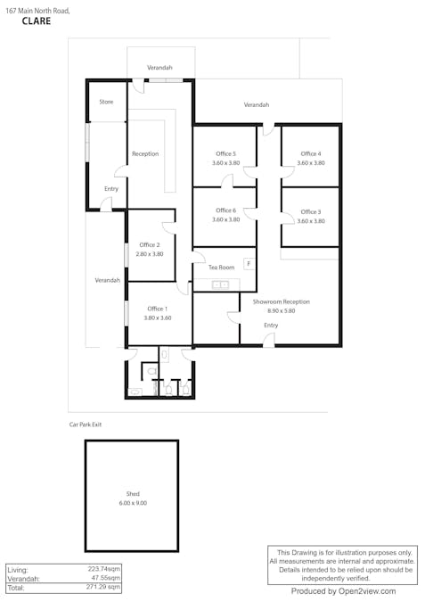 167 Main North Road, Clare, SA, 5453 - Floorplan 1