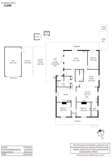 8 Jonathon Street, Clare, SA, 5453 - Floorplan 1