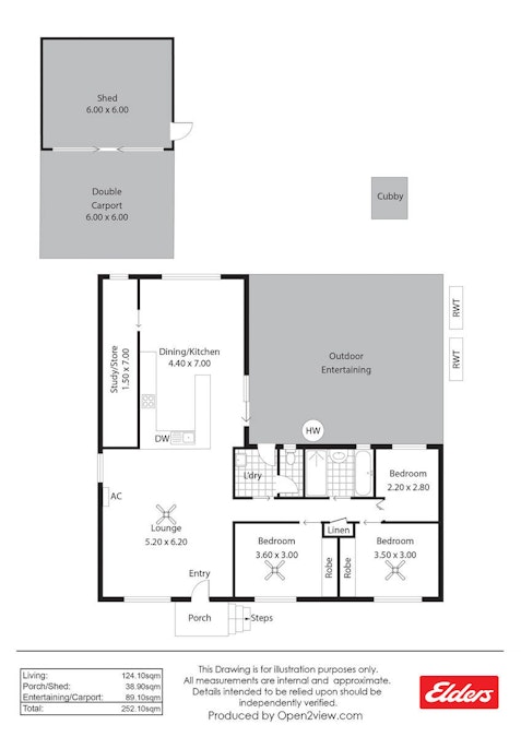 3 View Street, Burra, SA, 5417 - Floorplan 1