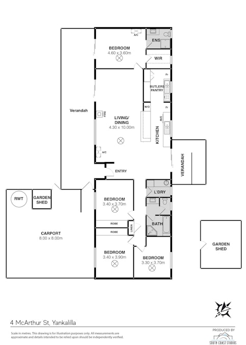 4 Mcarthur Street, Yankalilla, SA, 5203 - Floorplan 1